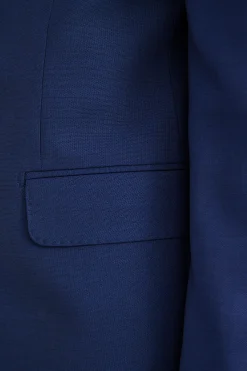 Abito bluette in lana - BLU APERTO