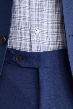 Abito bluette in lana - BLU APERTO