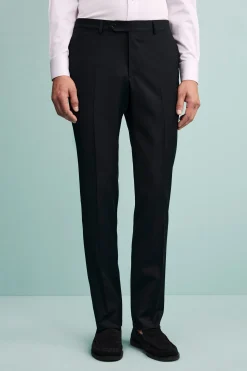 Abito Elegante Strutturato Monopetto in Lana Vergine - BLU