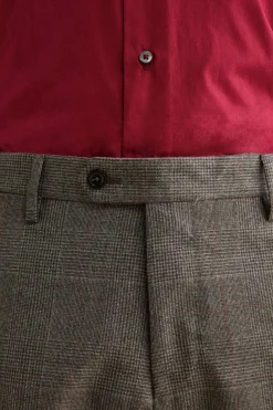 Abito Foderato Slim Fit in Lana Vergine - GALLES GRIGIO