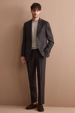 Abito Galles in Lana Vergine Regular Fit - GALLES MARRONE