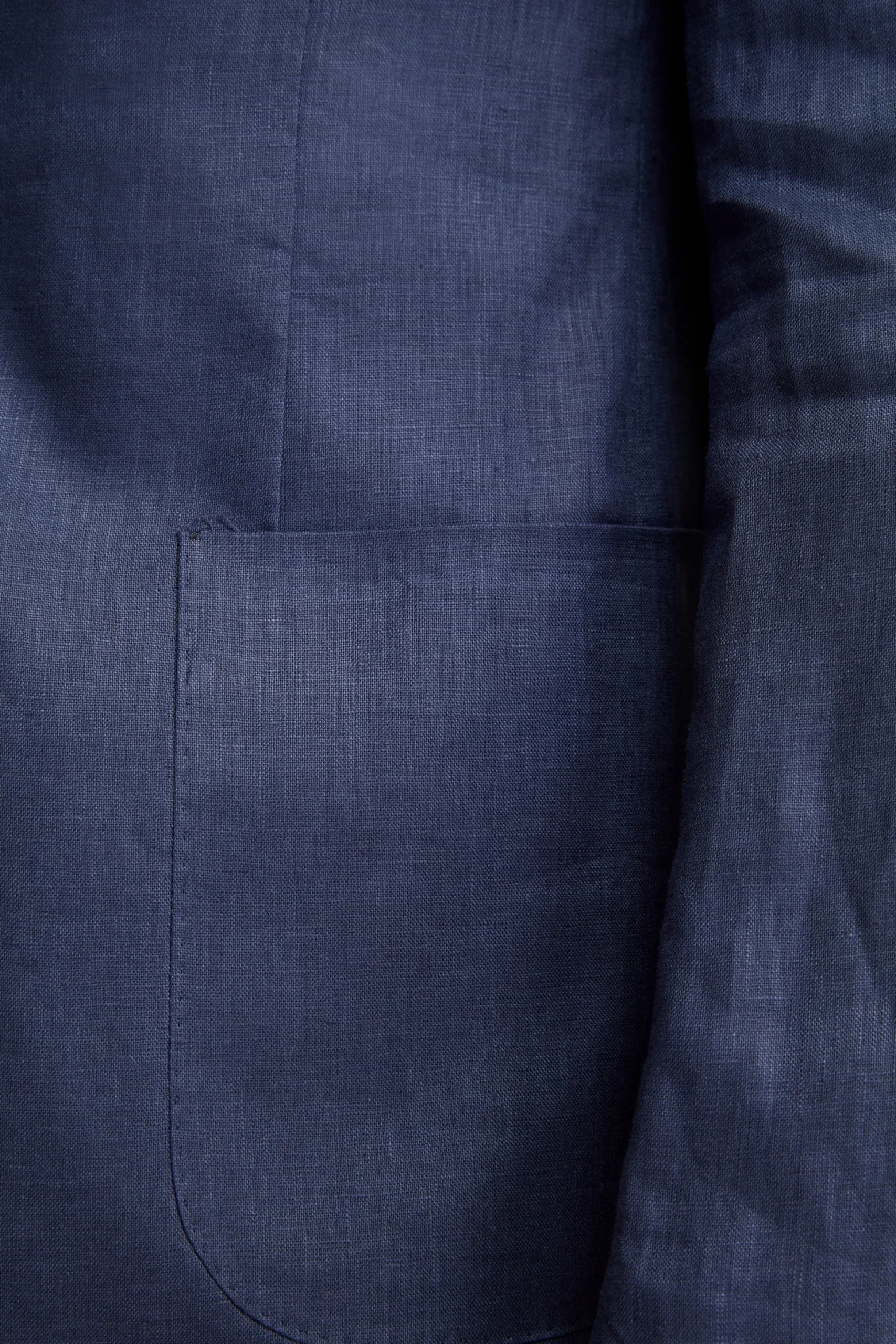 Abito in lino monopetto - BLU