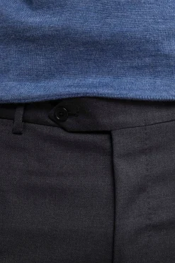 Abito Monopetto in Lana Slim Fit - ANTRACITE