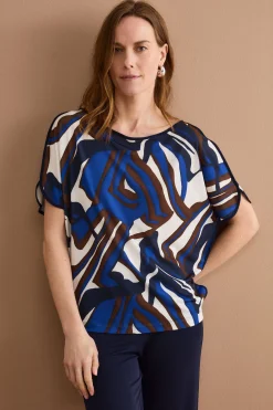 Blusa Fantasia da Cerimonia in Jersey - FANT. BLU