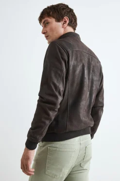Bomber di pelle uomo - T.MORO