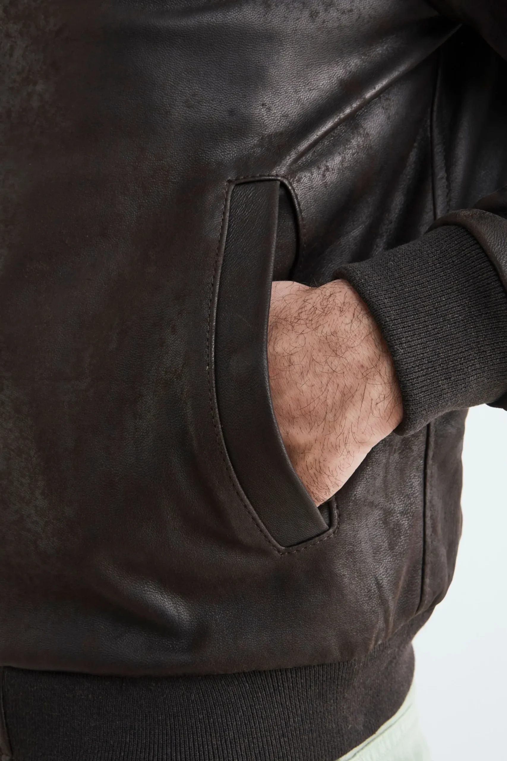 Bomber di pelle uomo - T.MORO
