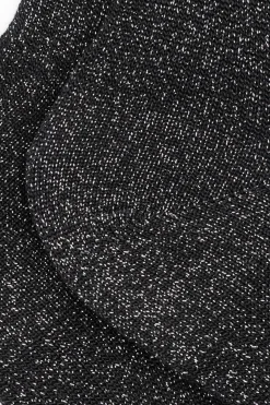 Calze Corte in Cotone con Lurex - NERO