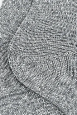 Calze Corte in Cotone con Lurex - GRIGIO