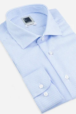 Camicia a righe azzurra - AZZURRO RIGATO