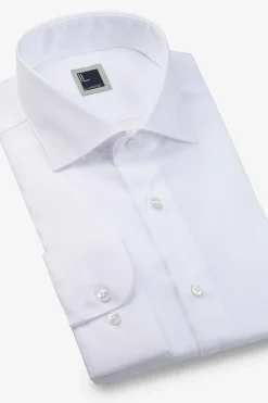 Camicia dobby bianca - BIANCO