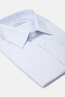 Camicia Fantasia Slim Fit - BIANCO/AZZURRO