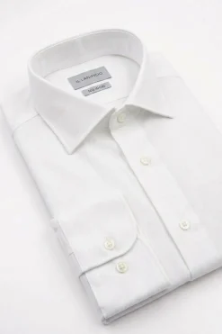 Camicia Regular No Iron Collo Francese - BIANCO