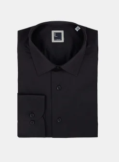 Camicia slim casual - NERO