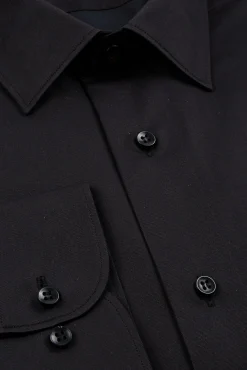 Camicia slim casual - NERO