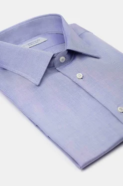 Camicia Slim Collo Classico - AZZURRO