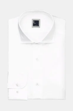 Camicia slim collo francese - BIANCO