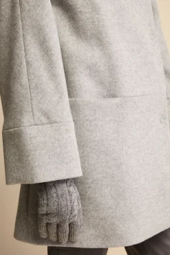 Cappotto corto in lana e cashmere - PERLA
