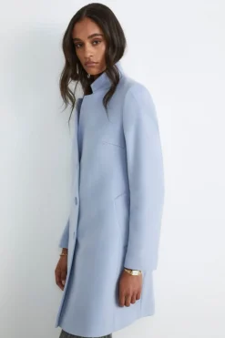 Cappotto in cashmere da donna - AZZURRO