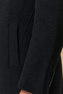 Cappotto in Lana con Gilet in Piuma - BLU