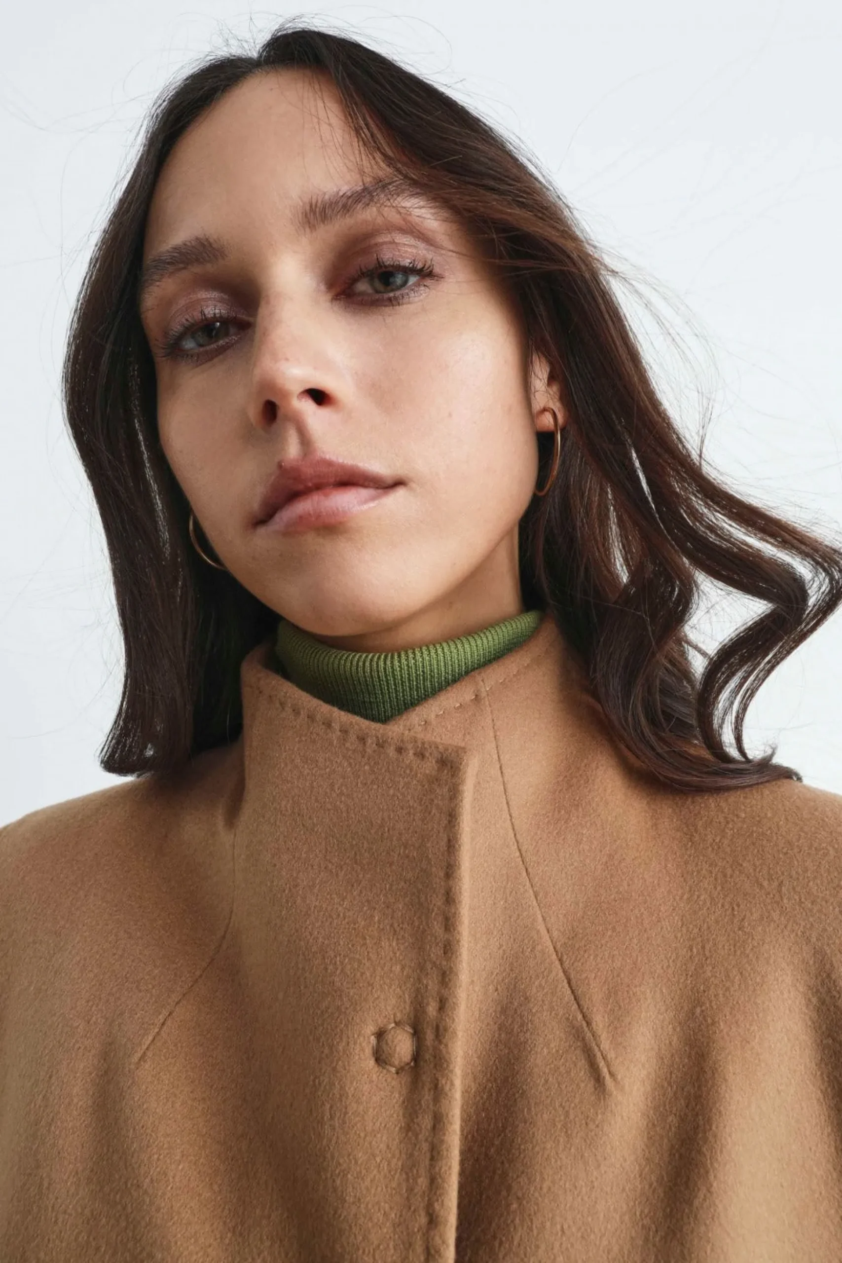 Cappotto in lana donna - CAMMELLO