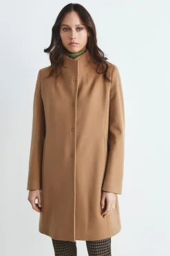 Cappotto in lana donna - CAMMELLO