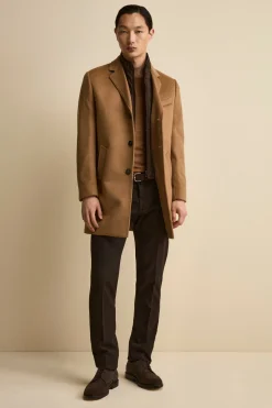 Cappotto in lana e cashmere - CAMMELLO