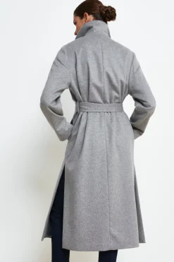 Cappotto lungo in lana e cashmere - PERLA