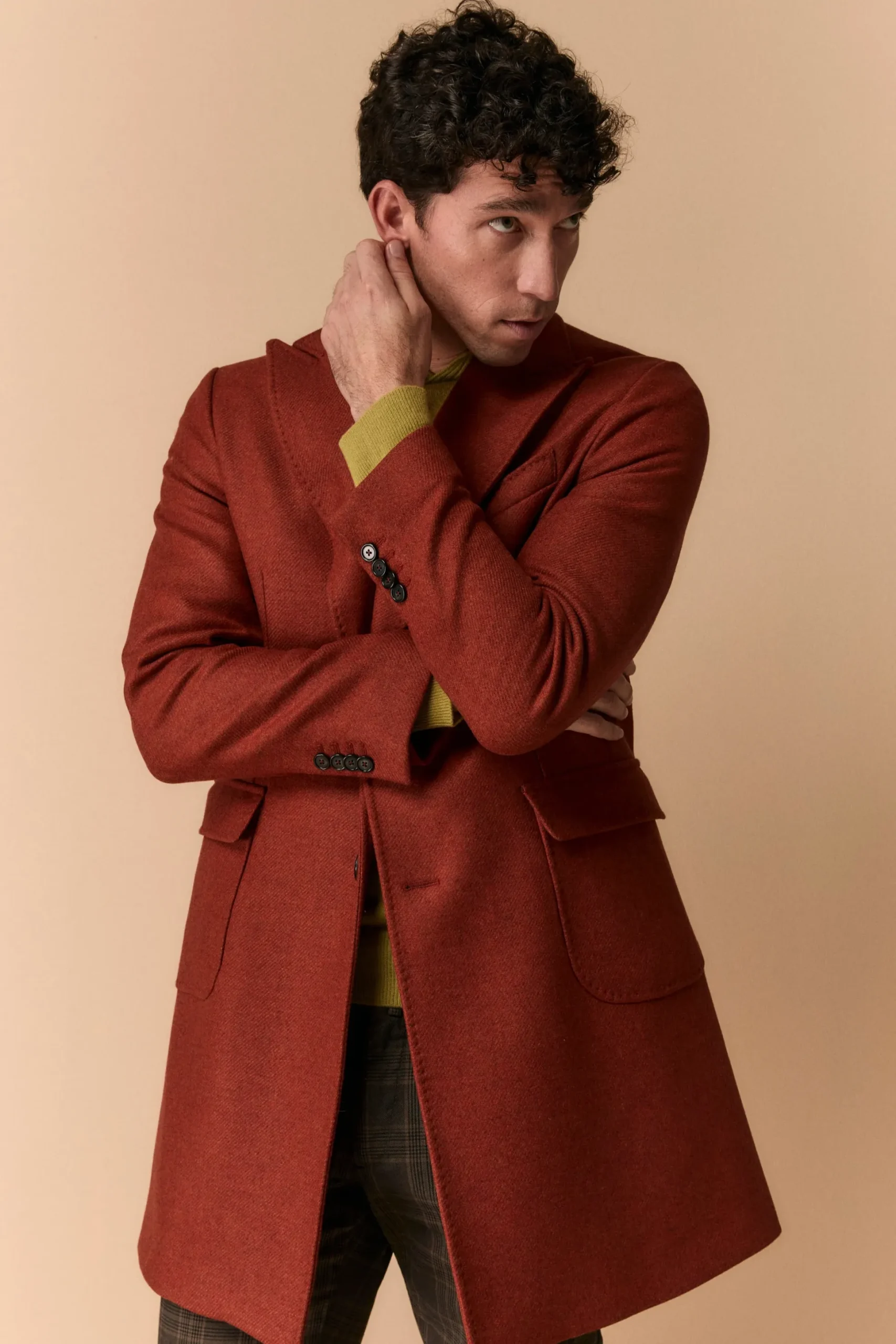 Cappotto Twill in Lana - COCCIO