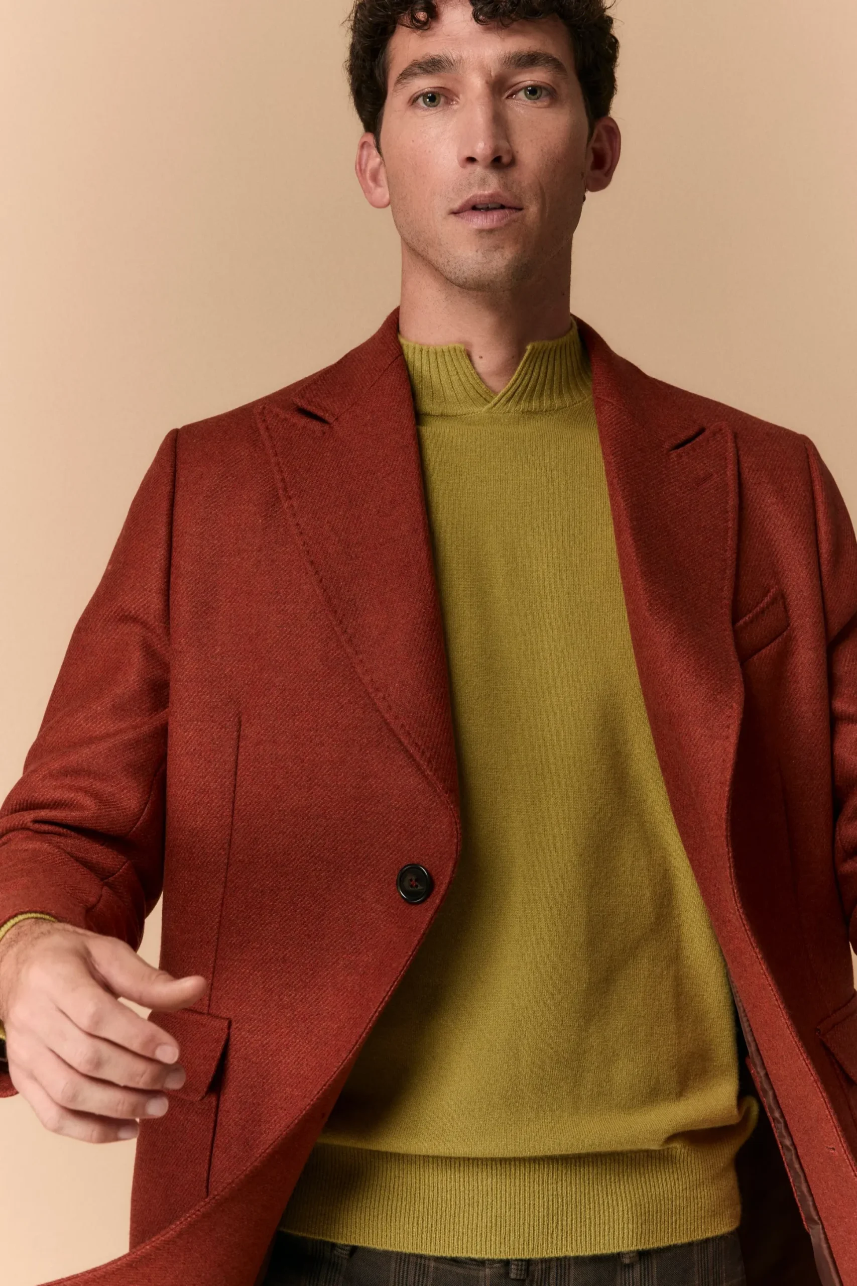 Cappotto Twill in Lana - COCCIO