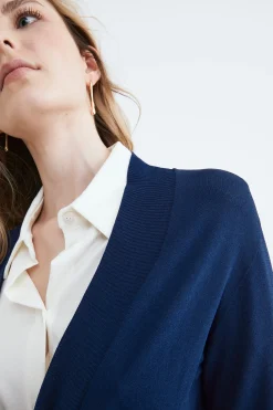 Cardigan aperto - BLU