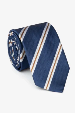 Cravatta fantasia uomo - BLU/BIANCO/ROSSO