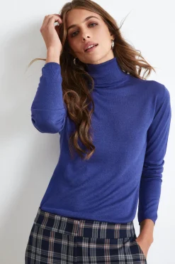 Dolcevita Extrafine in Seta e Cashmere - BLU APERTO