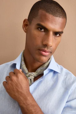 Foulard Causal in Cotone a Fantasia - FANT. VERDE