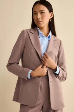 Giacca Bistretch Foderata Regular Fit - ROSA ANTICO