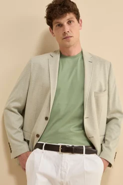 Giacca in Jersey Monopetto Comfort Fit - VERDINO