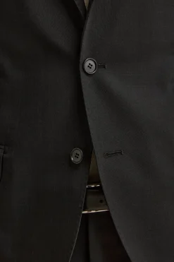 Giacca Monopetto Elegante con Revers Classico Drop 8 - NERO