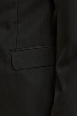 Giacca Monopetto Elegante con Revers Classico Drop 8L - NERO