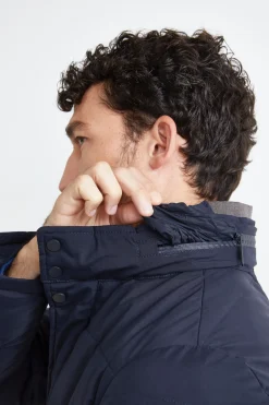 Giaccone Lungo Trapuntato - BLU