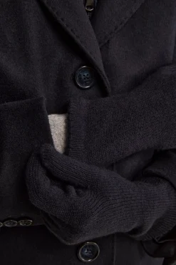 Guanti in cashmere - BLU MARINE