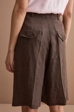 Jorts in Lino con Pinces - T.MORO