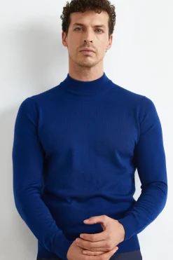 Lupetto in Lana Merino - BLU APERTO