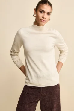 Lupetto in Seta e Cashmere - LATTE