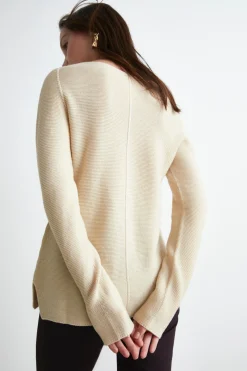 Maglia Barchetta in Lana Merino - VANIGLIA