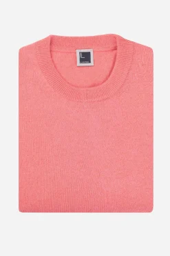 Maglia girocollo in cashmere - ROSA