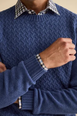 Maglia Girocollo in Lana a Trecce - AVIO