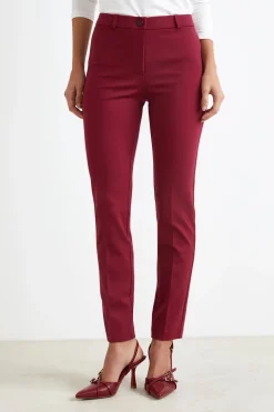 Pantalone a sigaretta - ROSSO