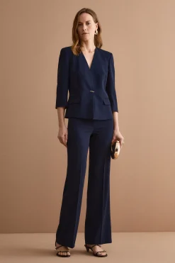 Pantalone Cady a Gamba Larga da Cerimonia - BLU