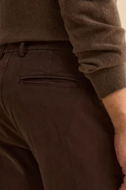 Pantalone Canvas Slim Fit in Cotone Stretch - T.MORO