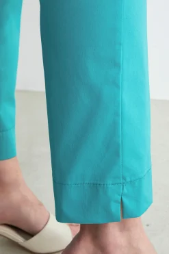 Pantalone capri con elastico - PAVONE