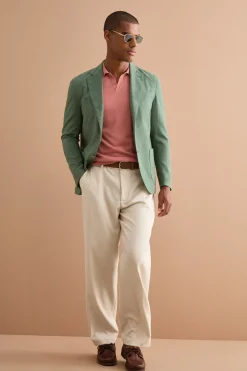 Pantalone Carrot Wide Leg in Misto Lana - LATTE